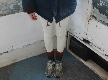 pintuck gimo tension leggings pants (3color)