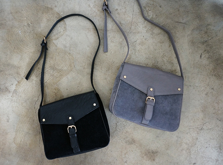 daily suede cross bag (2color)