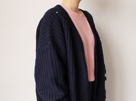spring wool knit cardigan (2color)